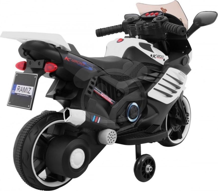 Dětská elektrická motorka SuperBike - zelená - obrázek 6