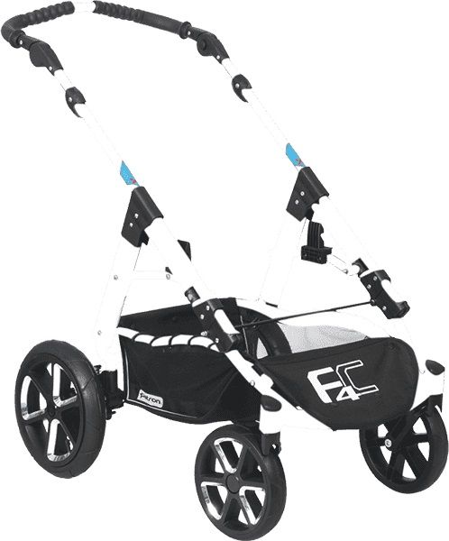 PATRON Podvozek Delta 4C Compact s košíkem snow white - obrázek 1