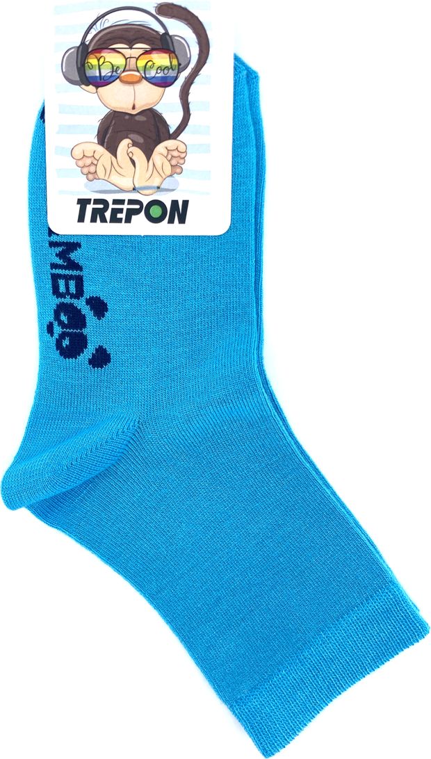 Tyrkysové bambusové ponožky Trepon BOBIK Velikost: 23 - 26 - obrázek 1