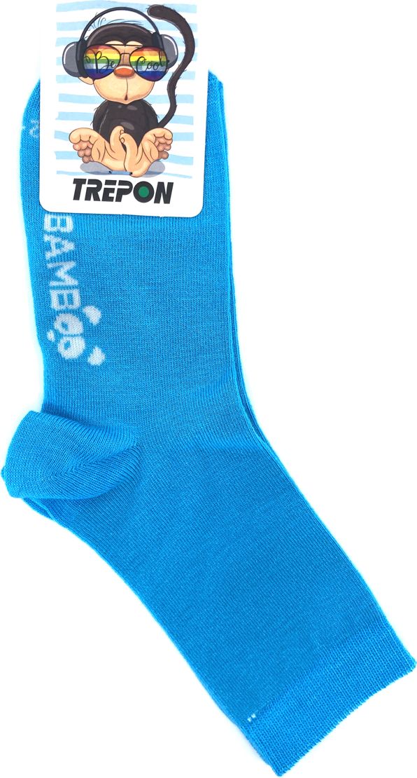 Tyrkysové bambusové ponožky Trepon BOBIK Velikost: 23 - 26 - obrázek 2