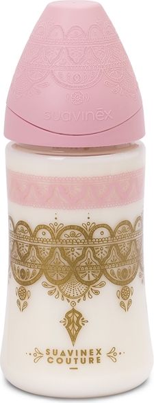 Suavinex PREMIUM LÁHEV 270ML SILIKON - růžová - obrázek 1