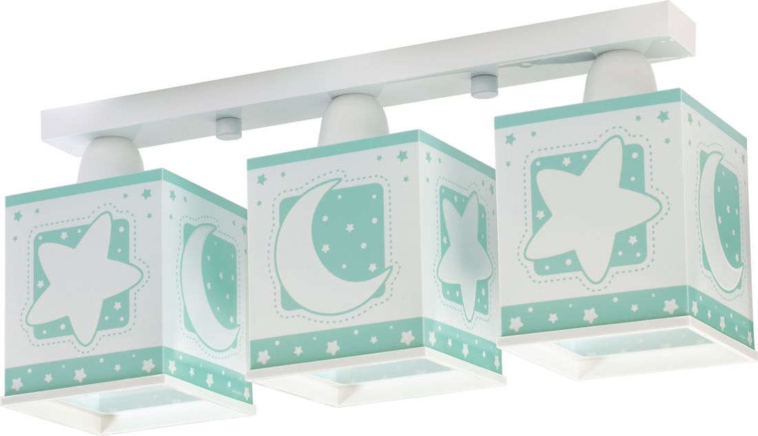 Dalber Moon Light Green 63233H dětské stropní svítidlo - obrázek 1