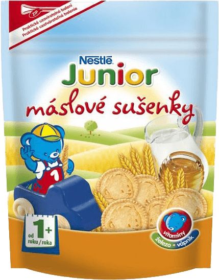 6x NESTLÉ Junior Máslové sušenky (180 g) - obrázek 2