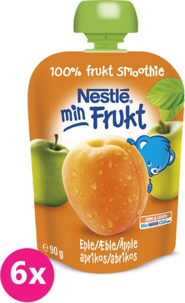 6x NESTLÉ Kapsička Meruňka-Jablko (90 g) – ovocná kapsička - obrázek 1