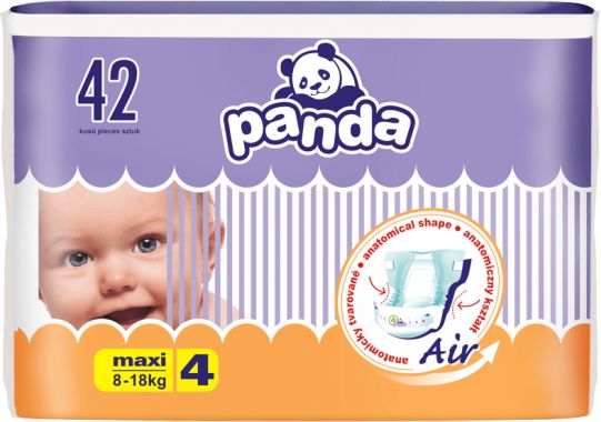 2x BELLA PANDA Maxi 42 ks (8-18 kg) - jednorázové pleny - obrázek 2