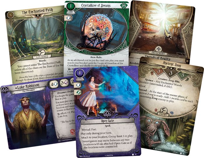 FFG Arkham Horror LCG: Where the Gods Dwell Mythos Pack - obrázek 2