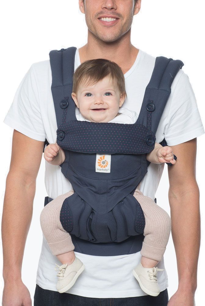 Ergobaby 360 NOSÍTKO - Navy Mini Dots - obrázek 2