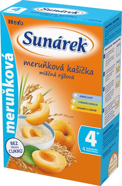 Hero Sunárek Meruňková 3x225 g - obrázek 2