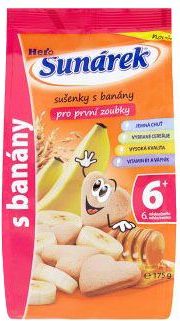 3x SUNÁREK Sušenky s banány (175 g) - obrázek 2