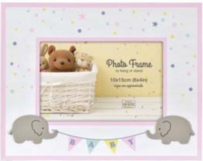 KARPEX Fotorámeček Dětský Baby Bunting, růžový - obrázek 1