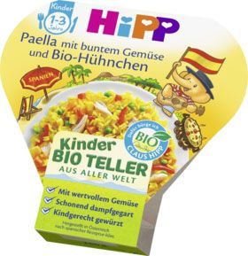 3x HIPP BIO Bezlepková paella se zeleninou a kuřecím masem, 250 g - maso-zeleninový příkrm - obrázek 2