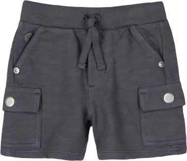 BOBOLI Chlapecké bavlněné kraťasy, 68 cm - šedá, kluci - obrázek 1