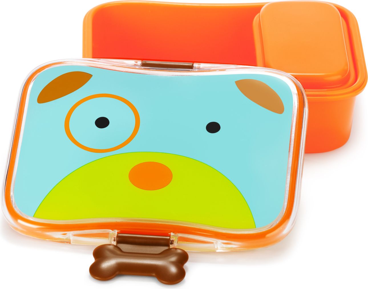 SKIP HOP Zoo Krabička na svačinu 4-dílná - Pejsek - obrázek 1
