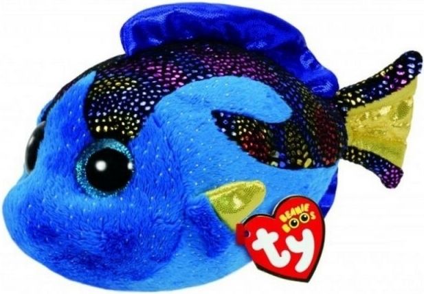 Beanie Boos plyšová rybička modrá 15 cm - obrázek 1