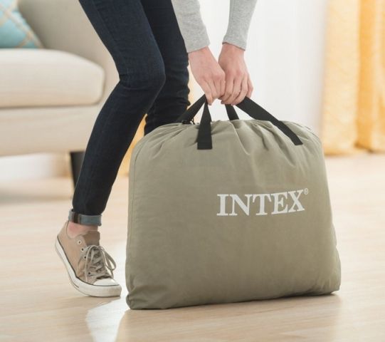 Intex 64150 Nafukovací postel Dura Beam Queen Standard series 152 x 203 x 25 cm se zvednutým podhlavníkem a elektrickou pumpou - obrázek 8