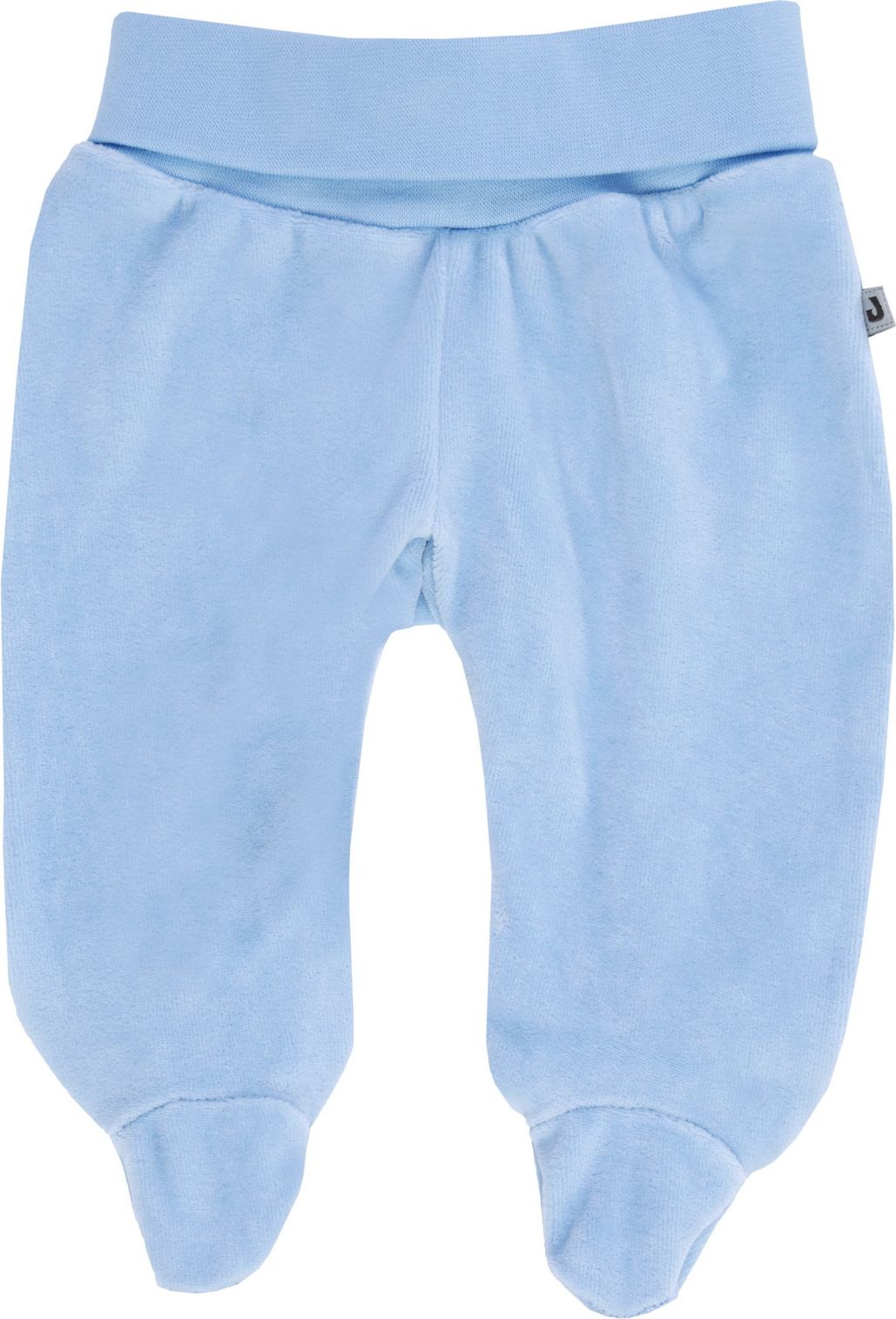 JACKY Kalhotky s ťapkou velur Basic Line Newborn, vel. 62 - modrá, kluk - obrázek 1