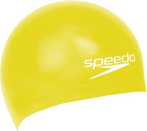 Plavecká čepice Speedo Plain Moulded Silicone Junior žlutá - obrázek 1