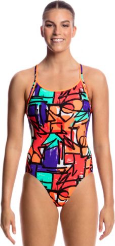 Dívčí plavky Funkita Street Beat Velikosti 10 let - obrázek 1