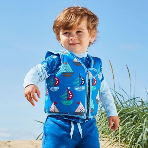 Dětská plavací vesta SplashAbout Go Splash lodička velikosti 4-6 let - obrázek 3