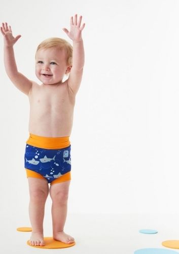 Kojenecké plavky SplashAbout New Happy Nappy žralok velikosti XXL - obrázek 2