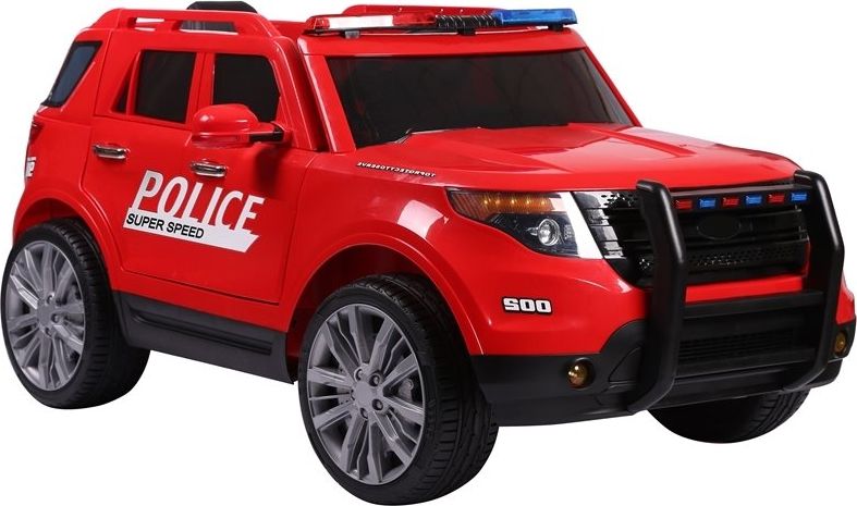Elektrické autíčko policie USA, 2.4GHz - červené - obrázek 1