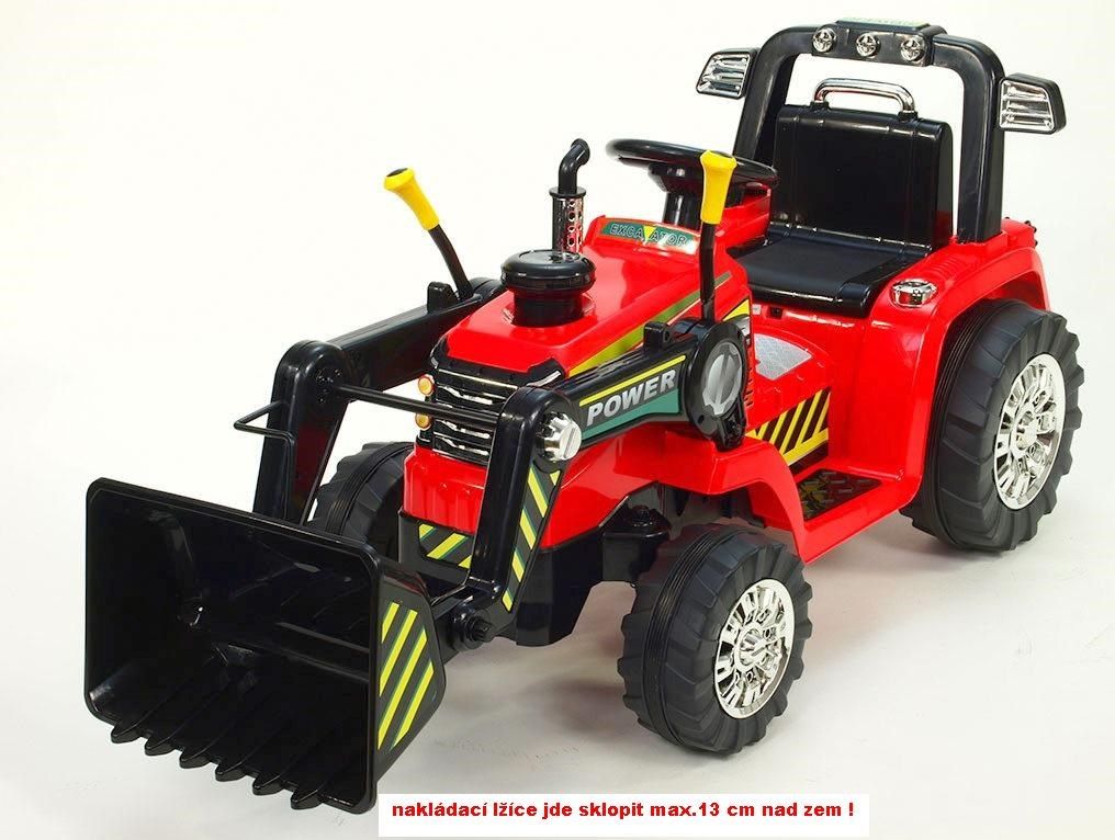 Ramiz dětský elektrický traktor s nakládací lžící 2,4GHz - modrý - obrázek 2