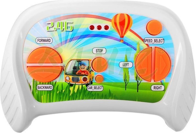 Ramiz dětský elektrický traktor s nakládací lžící 2,4GHz - modrý - obrázek 6