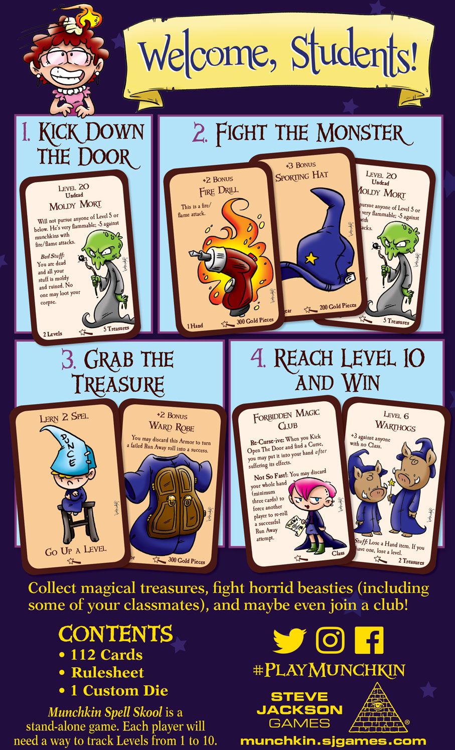 Steve Jackson Games Munchkin: Spell Skool - obrázek 3