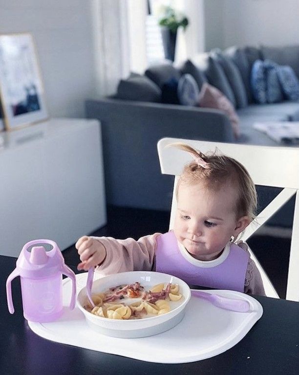 Twistshake Protiskluzová Podložka Click Mat + Talíř 6+m, Bílá - obrázek 2