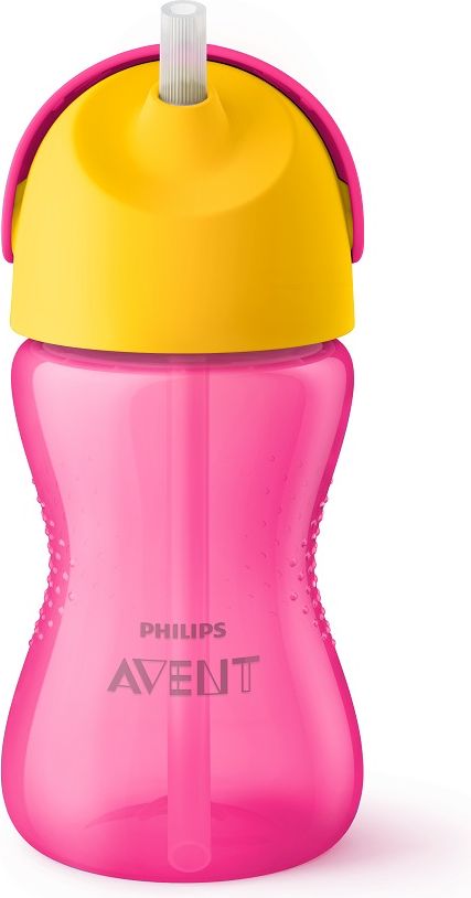 Philips AVENT Hrneček s ohebným brčkem 300 ml dívka - obrázek 1