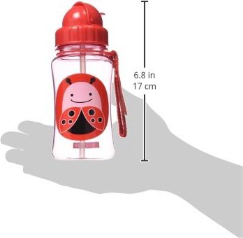 Lahvička s brčkem 350 ml 12m+ Skip Hop Zoo Beruška 2019 - obrázek 2