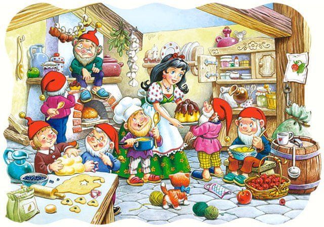 Castorland Jigsaw Puzzle - 20 dílků : Snow-White and the Seven Dwarfs - obrázek 1
