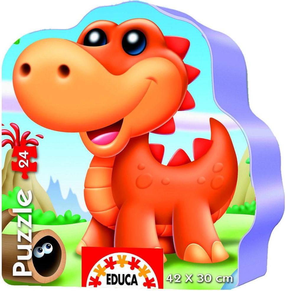 Educa Jigsaw Puzzle - 24 dílků - Sweet Dinos - obrázek 1