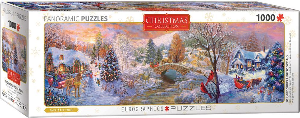 EuroGraphics Puzzle 1000 dílků Nicky Boheme - To Grandma's House We Go - obrázek 1