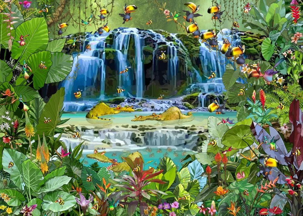 Grafika Puzzle 500 dílků François Ruyer - Waterfall - obrázek 1