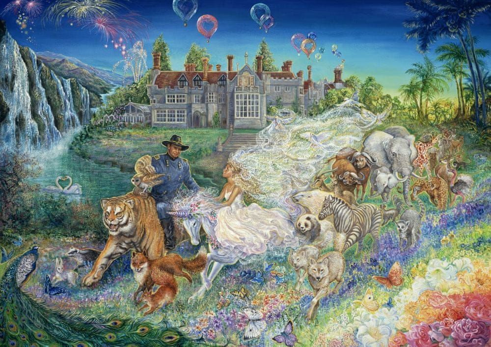 Grafika Puzzle 2000 dílků Josephine Wall - Fantasy Wedding - obrázek 1