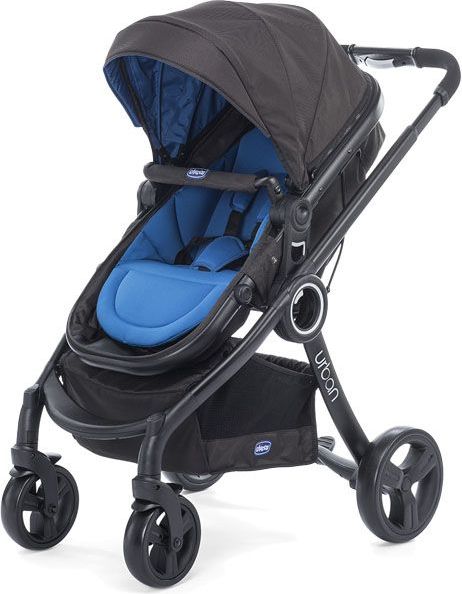 CHICCO Kombinovaný kočárek Urban Plus Crossover - Power Blue - obrázek 2
