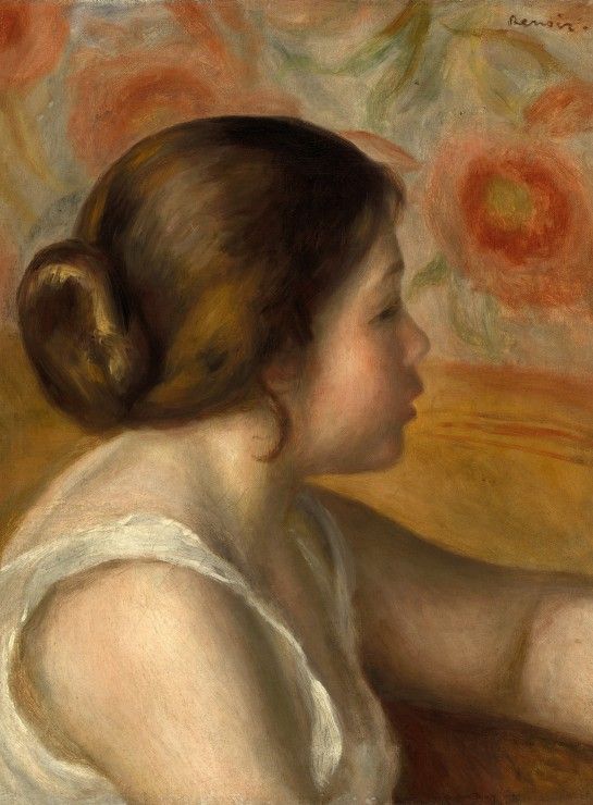 Grafika Puzzle 2000 dílků Auguste Renoir: Head of a Young Girl, 1890 - obrázek 1