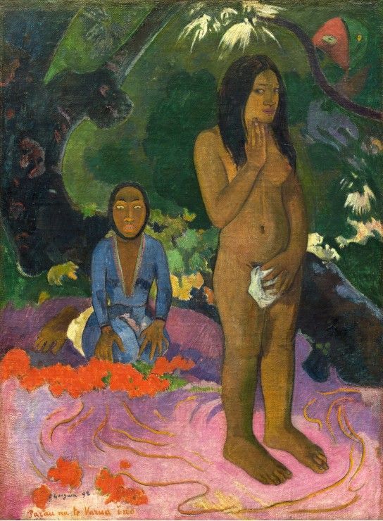Grafika Puzzle 2000 dílků Paul Gauguin: Parau na te Varua ino (Words of the D - obrázek 1