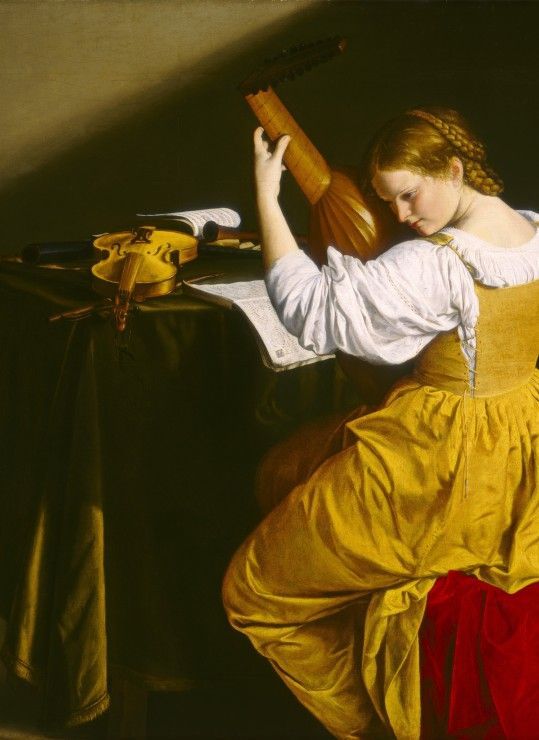 Grafika Puzzle 300 dílků Orazio Gentileschi: The Lute Player, 1612/1620 - obrázek 1
