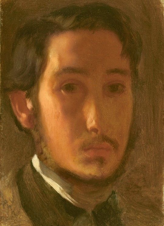 Grafika Puzzle 300 dílků Edgar Degas: Self-Portrait with White Collar, 1857 - obrázek 1