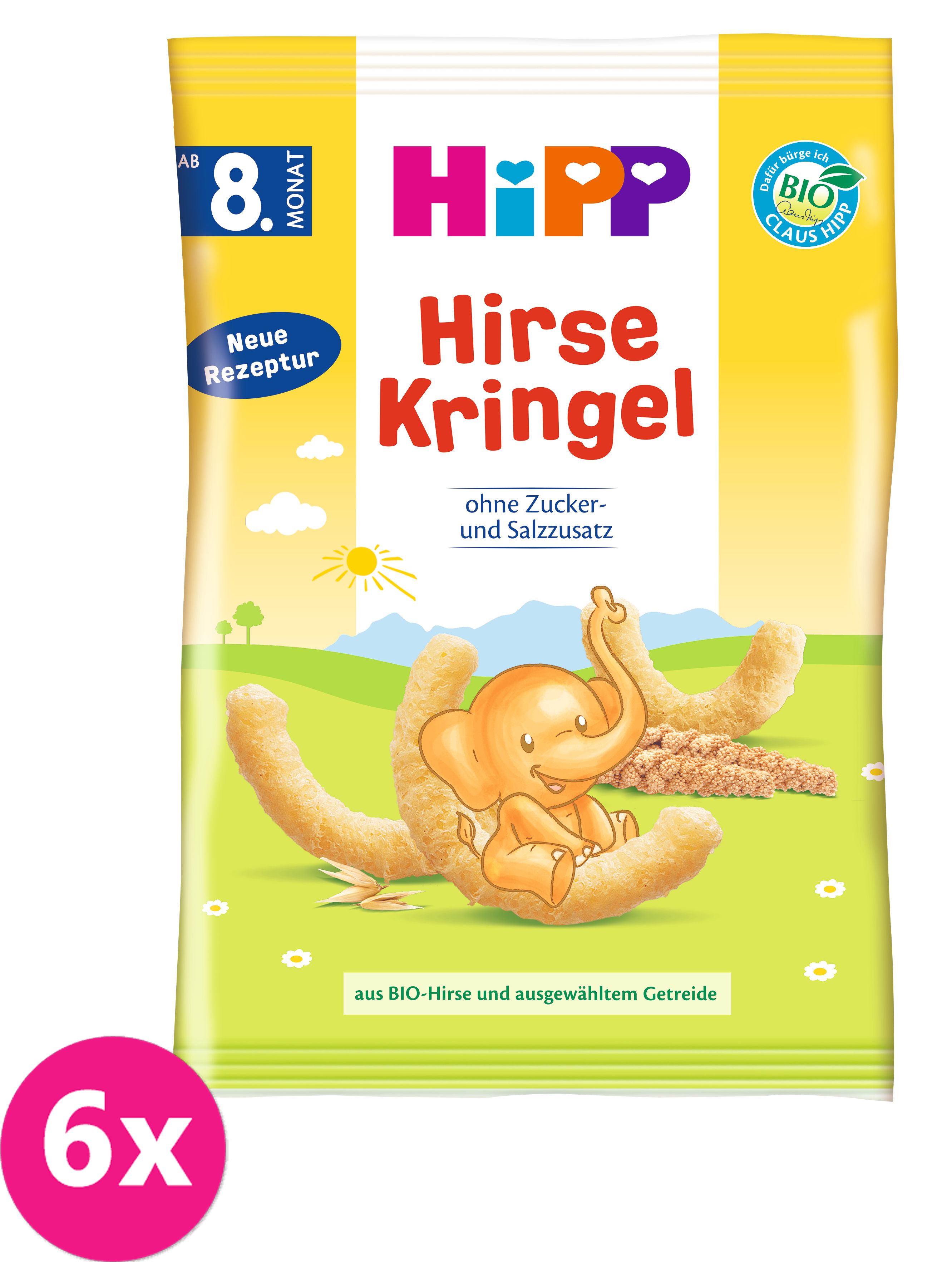 6x HIPP BIO Dětské obilné křupky, 30 g - obrázek 1