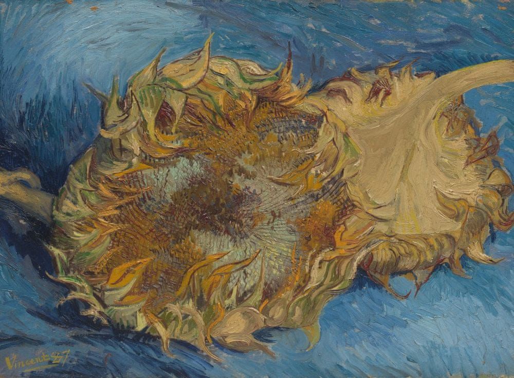 Grafika Puzzle 2000 dílků Van Gogh: Sunflowers, 1887 - obrázek 1