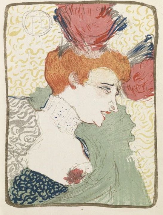 Grafika Puzzle 2000 dílků Henri de Toulouse-Lautrec : Mademoiselle Marcelle L - obrázek 1