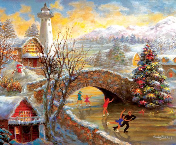 SunsOut Puzzle 1000 dílků Nicky Boehme - Joyous Season - obrázek 1