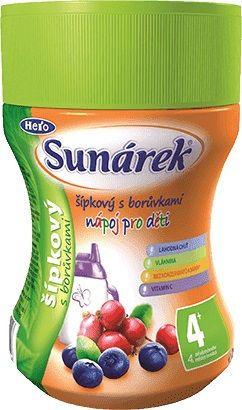 3x SUNÁREK Dobré ráno šípek, borůvka rozpustný nápoj (200 g) - obrázek 2