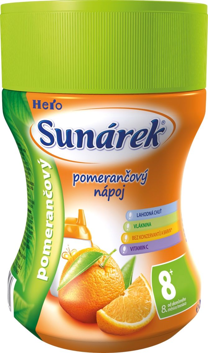 3x SUNÁREK Pomerančový rozpustný nápoj (200 g) - obrázek 2