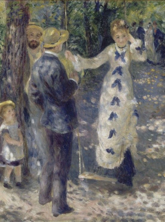 Grafika Puzzle 2000 dílků Auguste Renoir : La Balançoire, 1876 - obrázek 1