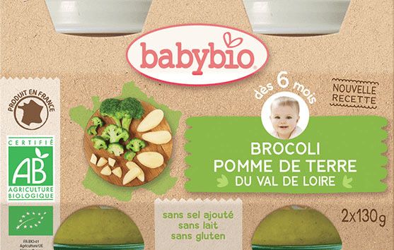 3x BABYBIO Příkrm brokolice brambory (2x130g) - obrázek 2
