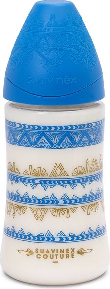 Suavinex PREMIUM LÁHEV 270ML SILIKON - tmavě modrá - obrázek 1